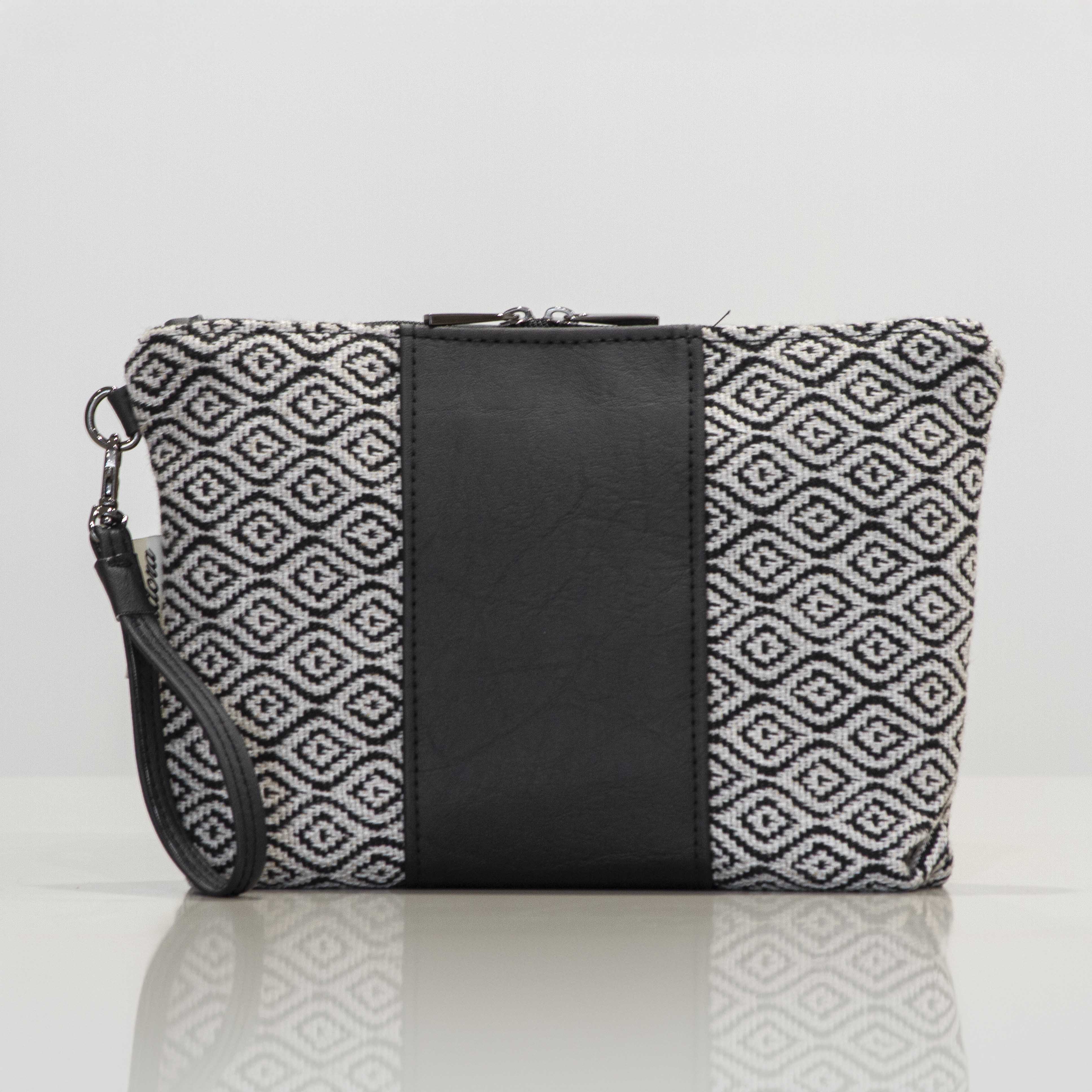 Pochette noir et or hot sale